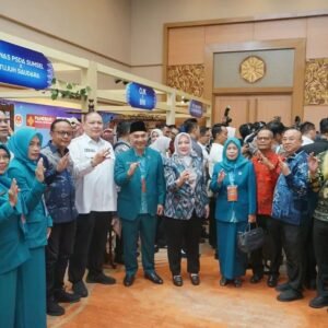 Bupati Musi Rawas Hj Ratna Machmud Hadiri Pembukaan HKG PKK Ke-54 dan Rakerda Dekranasda Sumsel 2026