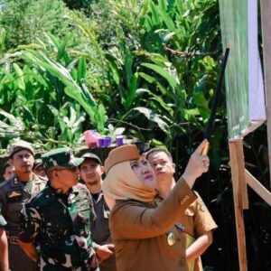 Pangdam II/Sriwijaya Tinjau Pembangunan Marshalling Area Yonif TP 947 di Dampingi Bupati Musi Rawas